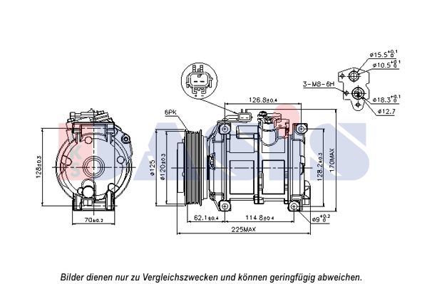 AKS DASIS Kompressor,kliimaseade 852706N